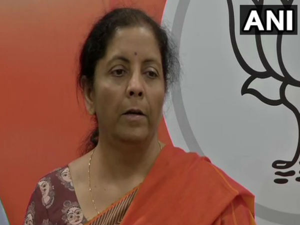 Lok Sabha Elections 2019: Defence Minister Nirmala Sitharaman accuses TMC of vandalism, demands deployment of Central forces. Lok Sabha Elections 2019: Defence Minister Nirmala Sitharaman accuses TMC of vandalism, demands deployment of Central forces.