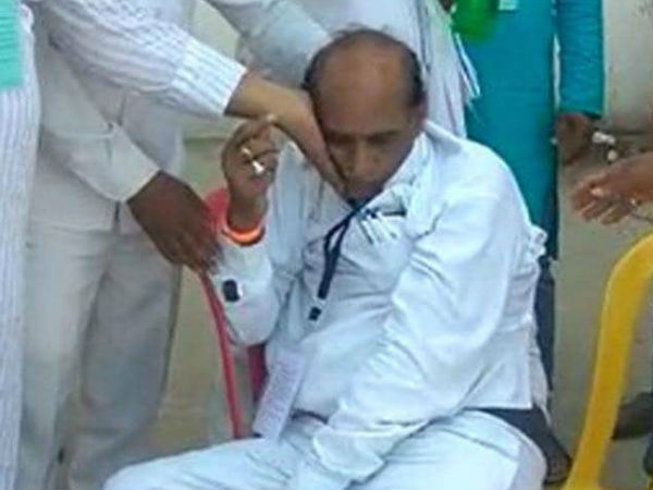 नतीजे देखकर कांग्रेस नेता की मौत