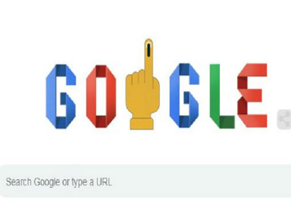 Google ने Doodle के जरिए बताया कैसे करें मतदान