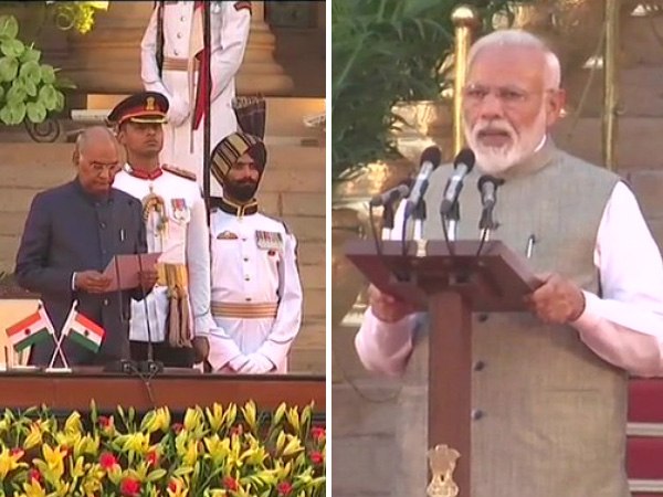 शपथ में आए देश-विदेश से मेहमान