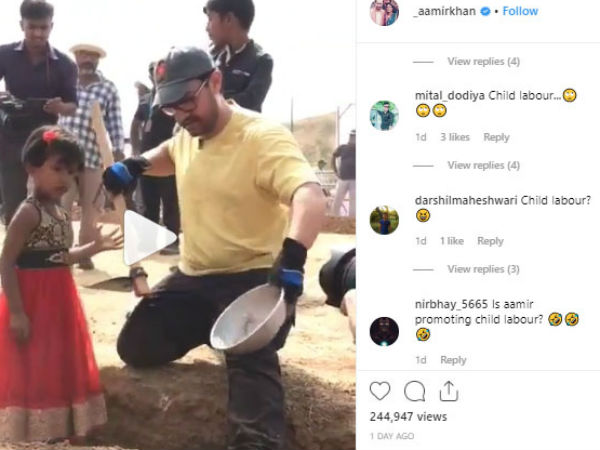 लोगों ने पूछा-यह कैसा श्रमदान हैं आमिर?