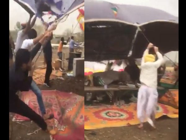 Dust storm video viral of unknown place in Rajasthan Dust storm video viral of unknown place in Rajasthan