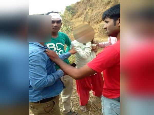 newly married woman physically attacked by 5 men in front of her husband-alwar newly married woman physically attacked by 5 men in front of her husband-alwar