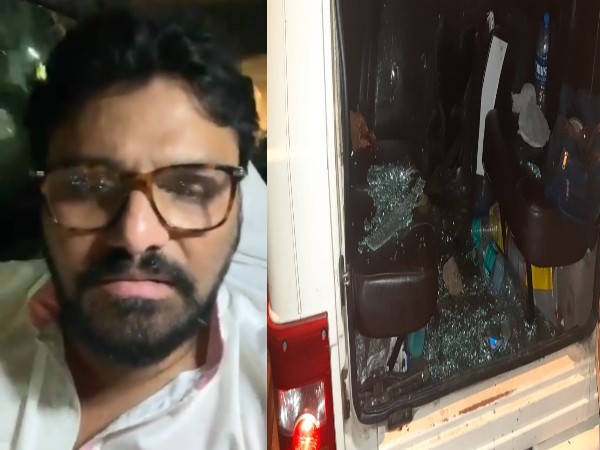 Vehicles Of bjp leader Babul Supriyos Security Personnel Attacked In west Bengal Vehicles Of bjp leader Babul Supriyos Security Personnel Attacked In west Bengal