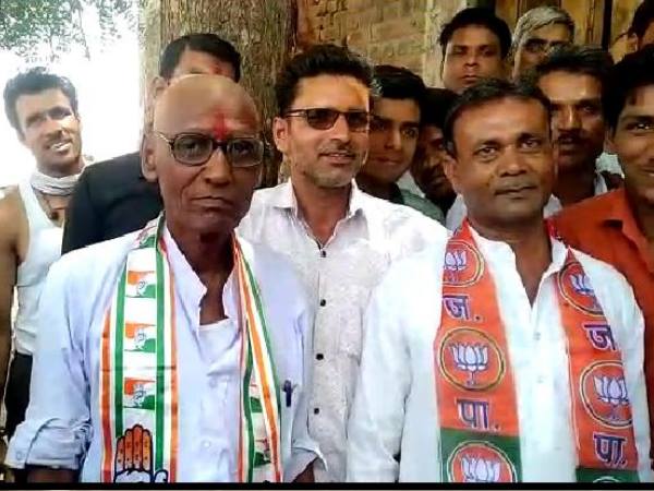 congress worker bapulal cuts hair after rahul gandhi defeat in Lok sabha lection congress worker bapulal cuts hair after rahul gandhi defeat in Lok sabha lection