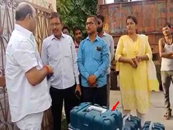 Congress protested complaining about evm Congress protested complaining about evm