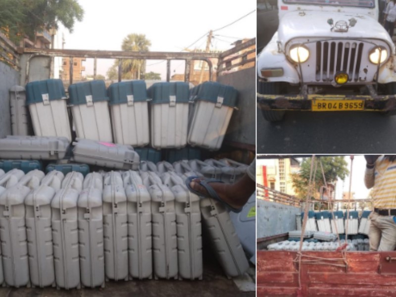 Vehicle carrying EVM was caught in Bihar tejashwi yadav asks EC Vehicle carrying EVM was caught in Bihar tejashwi yadav asks EC
