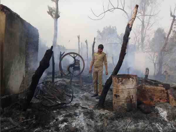 villagers feared after dozen of houses burnt villagers feared after dozen of houses burnt