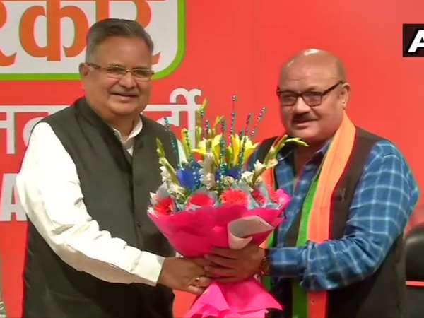 Actor Arun Bakshi joins BJP in presence former Chhattisgarh CM Raman Singh Actor Arun Bakshi joins BJP in presence former Chhattisgarh CM Raman Singh