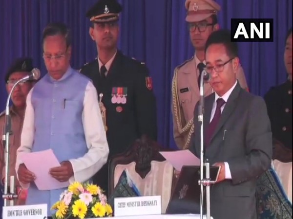 prem Singh Golay sworn in as the Chief Minister of Sikkim prem Singh Golay sworn in as the Chief Minister of Sikkim