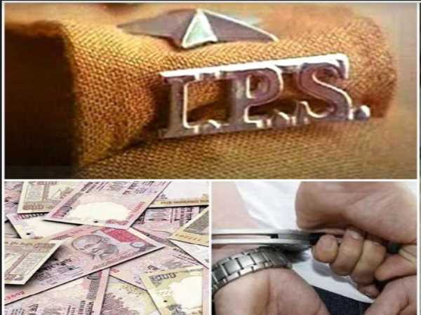 पुलिस पासिंग परेड के एक ग्रुप फोटो में अपना फोटो चिपकाया