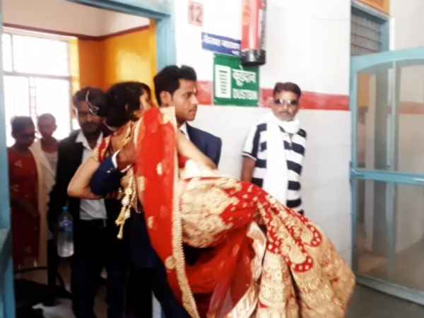 groom took the injured bride to the hospital groom took the injured bride to the hospital