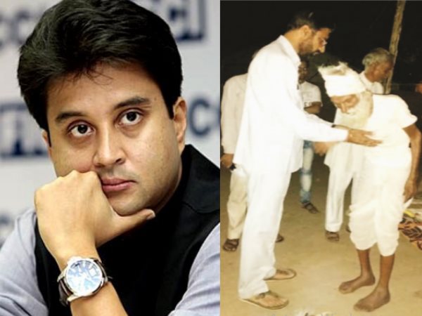Jyotiraditya Scindias Unhappy supporter left eating food due to his defeat Jyotiraditya Scindias Unhappy supporter left eating food due to his defeat