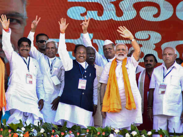 BJPs massive rise in Karnataka, Congress-JDS lose ground BJPs massive rise in Karnataka, Congress-JDS lose ground