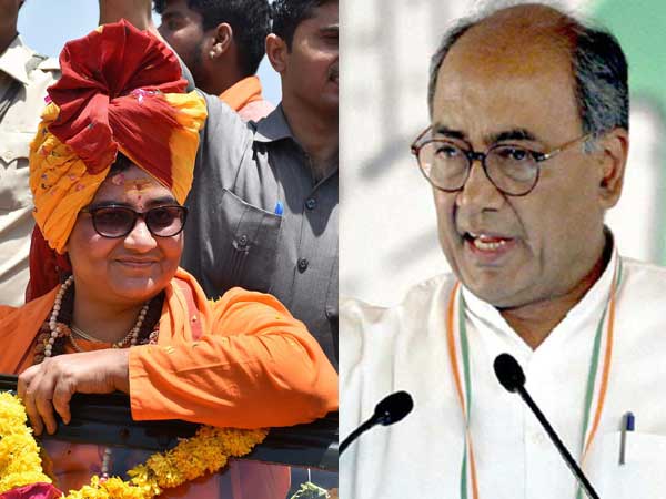 मध्य प्रदेश में सिंधिया, दिग्विजय की सीट पर चुनाव