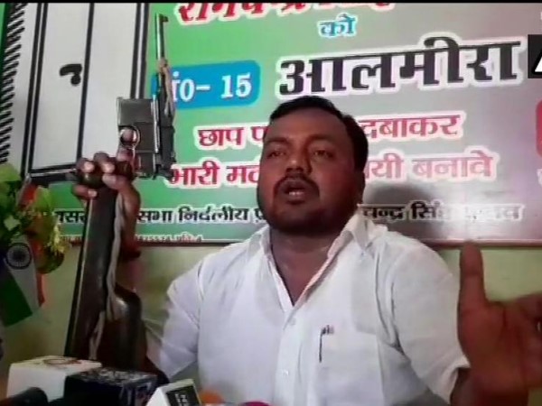 Independent Candidate Ramchandra Yadav had brandished a gun earlier today at a press conference Independent Candidate Ramchandra Yadav had brandished a gun earlier today at a press conference