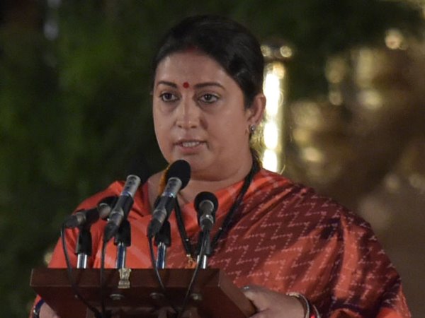 स्मृति को महिला एवं बाल विकास मंत्रालय की बड़ी जिम्मेदारी