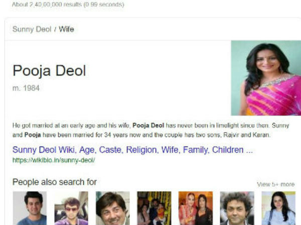 कौन हैं सनी देओल की वाइफ, Google पर ना करें भरोसा कौन हैं सनी देओल की वाइफ, Google पर ना करें भरोसा