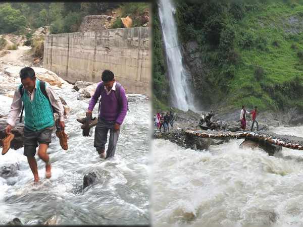 ग्रामीणों को 15 किमी अतिरिक्त पैदल दूरी तय करनी पड़ रही