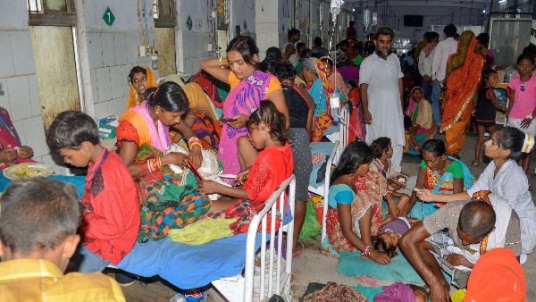 death toll due to Acute Encephalitis Syndrome (AES) rises to 121 in Muzaffarpur Bihar death toll due to Acute Encephalitis Syndrome (AES) rises to 121 in Muzaffarpur Bihar