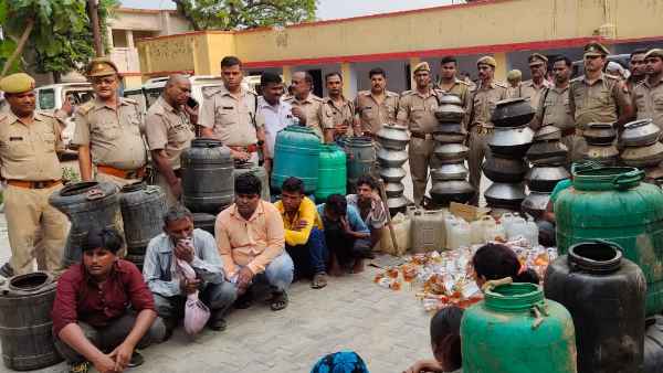 villagers attack police team who reached to seize illicit liquor villagers attack police team who reached to seize illicit liquor
