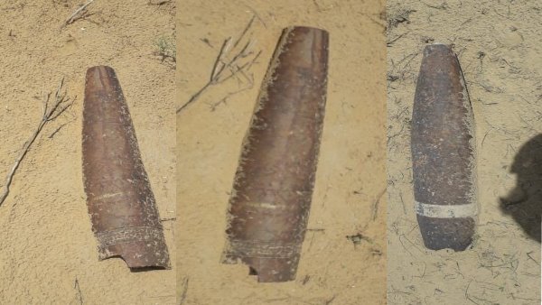 Two Bomb Found in Rajiyasar Area of Sri ganganagar on Indo Pak Border Two Bomb Found in Rajiyasar Area of Sri ganganagar on Indo Pak Border