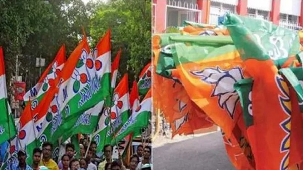 दमदम में आपस में भिड़े टीएमसी और बीजेपी के कार्यकर्ता