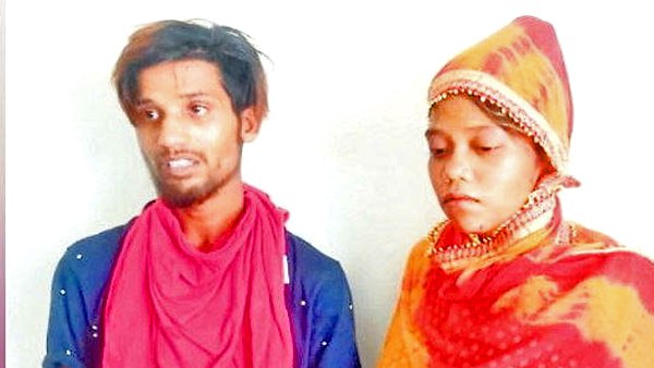 पत्नी के साथ यमुना बाजार से आरोपी को किया गया गिरफ्तार