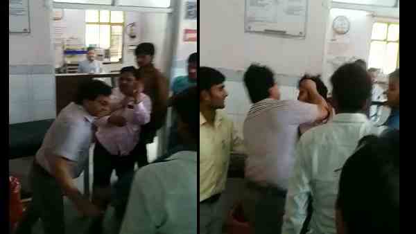 patient care taker beaten by government doctor in hospital patient care taker beaten by government doctor in hospital
