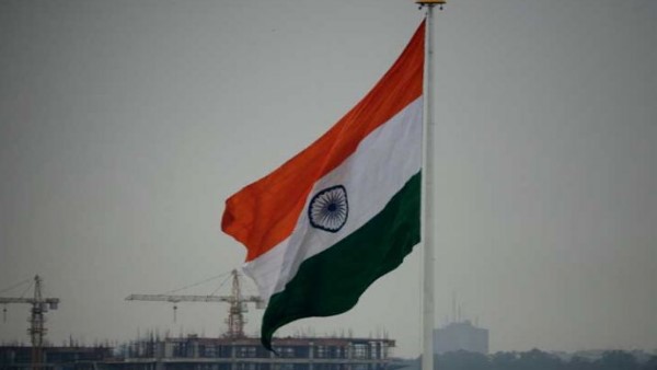 National flag printed upside down on a 3rd standard Bihar state textbook National flag printed upside down on a 3rd standard Bihar state textbook