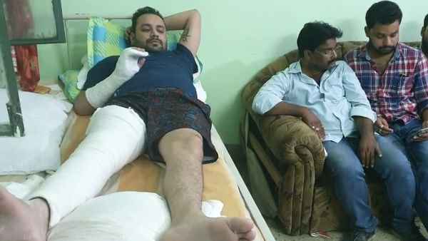 mla aman mani injured in road accident mla aman mani injured in road accident