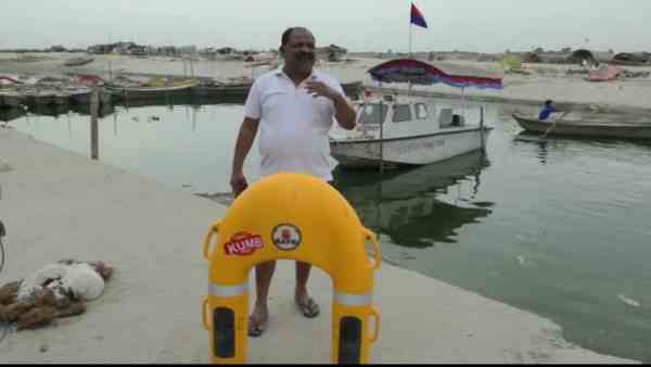 new life saving boat will help person from drowning new life saving boat will help person from drowning