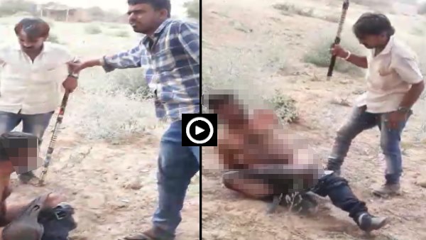 jodhpur Man beaten in illegal affairs Video goes Viral on Social Media jodhpur Man beaten in illegal affairs Video goes Viral on Social Media