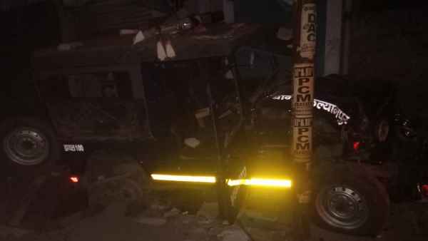 Youth killed by police jeep in Kanpur Youth killed by police jeep in Kanpur
