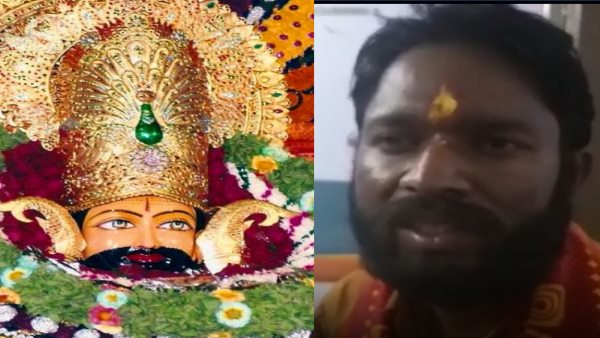 Unique devotee of Khatushyamji reached From Mumbai Unique devotee of Khatushyamji reached From Mumbai