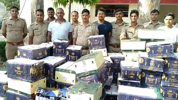 illegal liquor seized in shahjahanpur illegal liquor seized in shahjahanpur