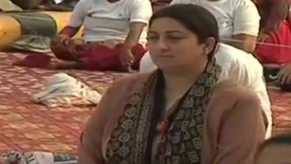 केंद्रीय मंत्री स्मृति ईरानी