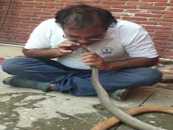 पेट में पाइप डालकर करवाई उल्टी