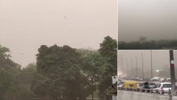 Weather: Dust storm hits delhi-ncr, intense rains ahead, Operations temporarily halted at IGI airport Weather: Dust storm hits delhi-ncr, intense rains ahead, Operations temporarily halted at IGI airport