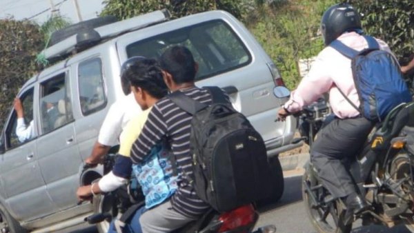 Biker trolls Telangana police, Telangana, challan, troll, bike, तेलंगाना, बाइक, चालान Biker trolls Telangana police, Telangana, challan, troll, bike, तेलंगाना, बाइक, चालान