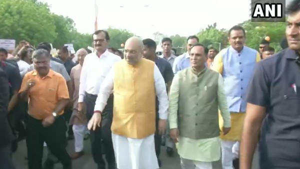 amit shah visit to gujarat after assuming office of the Home Minister amit shah visit to gujarat after assuming office of the Home Minister