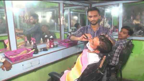 muslim barbers ready to cut hairs for lower caste people muslim barbers ready to cut hairs for lower caste people
