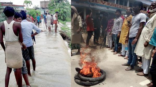 सरकारी कागजों को भी फाड़ डाला