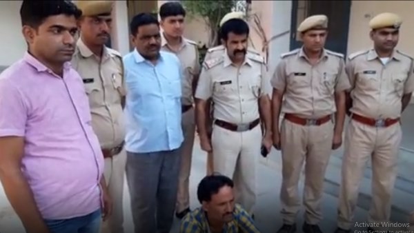 Accused Arrested in Blind murder case of Udaipurwati Jhunjhunu Accused Arrested in Blind murder case of Udaipurwati Jhunjhunu