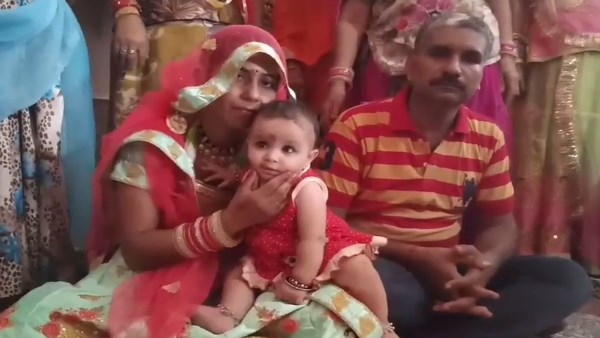 Celebraton on daughter adoption in Barmer Rajasthan Celebraton on daughter adoption in Barmer Rajasthan