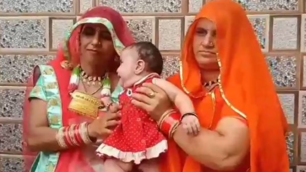 Celebraton on daughter adoption in Barmer Rajasthan Celebraton on daughter adoption in Barmer Rajasthan