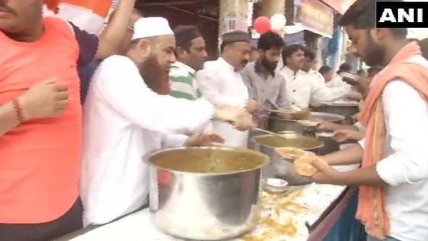 मंदिर में फिर से स्थापित की गईं मूर्तियां