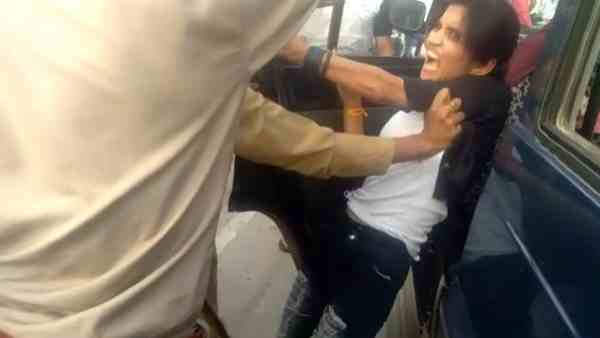 high voltage drama of a girl at bjp mla residence high voltage drama of a girl at bjp mla residence