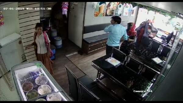 फुटेज के आधार पर जांच में जुटी पुलिस