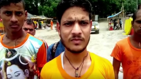 muslim youth participating kanwar yatra to worship lord shiva muslim youth participating kanwar yatra to worship lord shiva